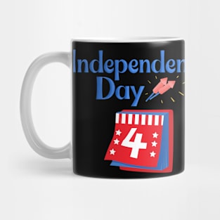 USA Forth of July Independence Day Mug